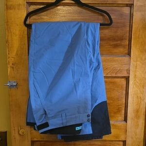 Roxy Women's Light Blue Snow Pants with Black Reinforced Knees